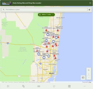 2026 August Primary Election Early Voting Site/Dropbox Locator