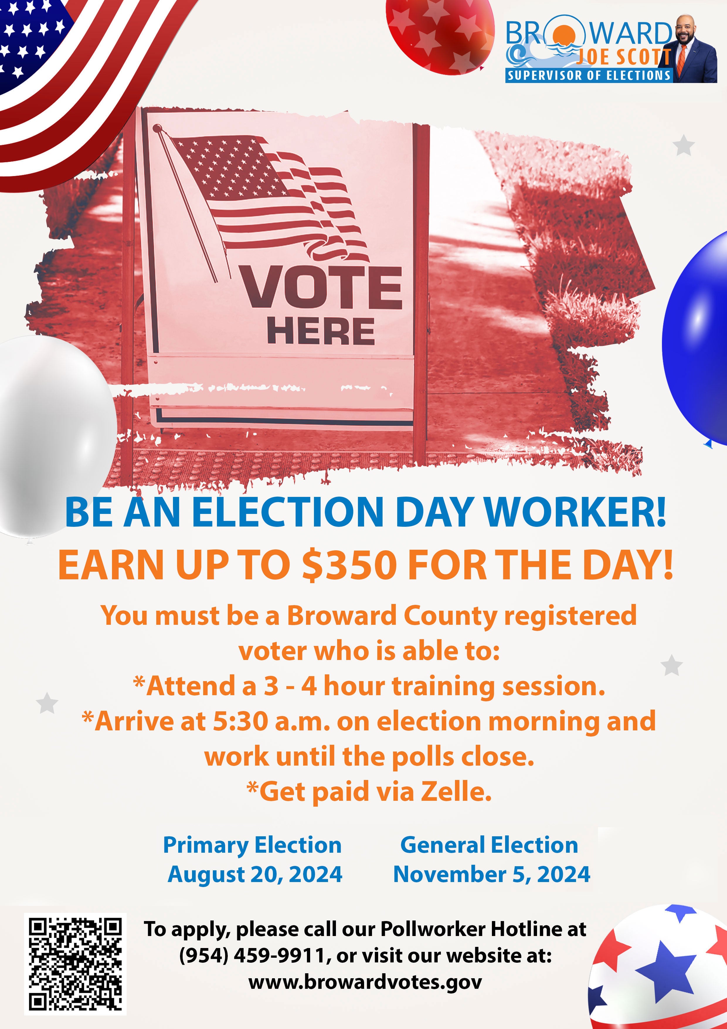 Become an election day worker