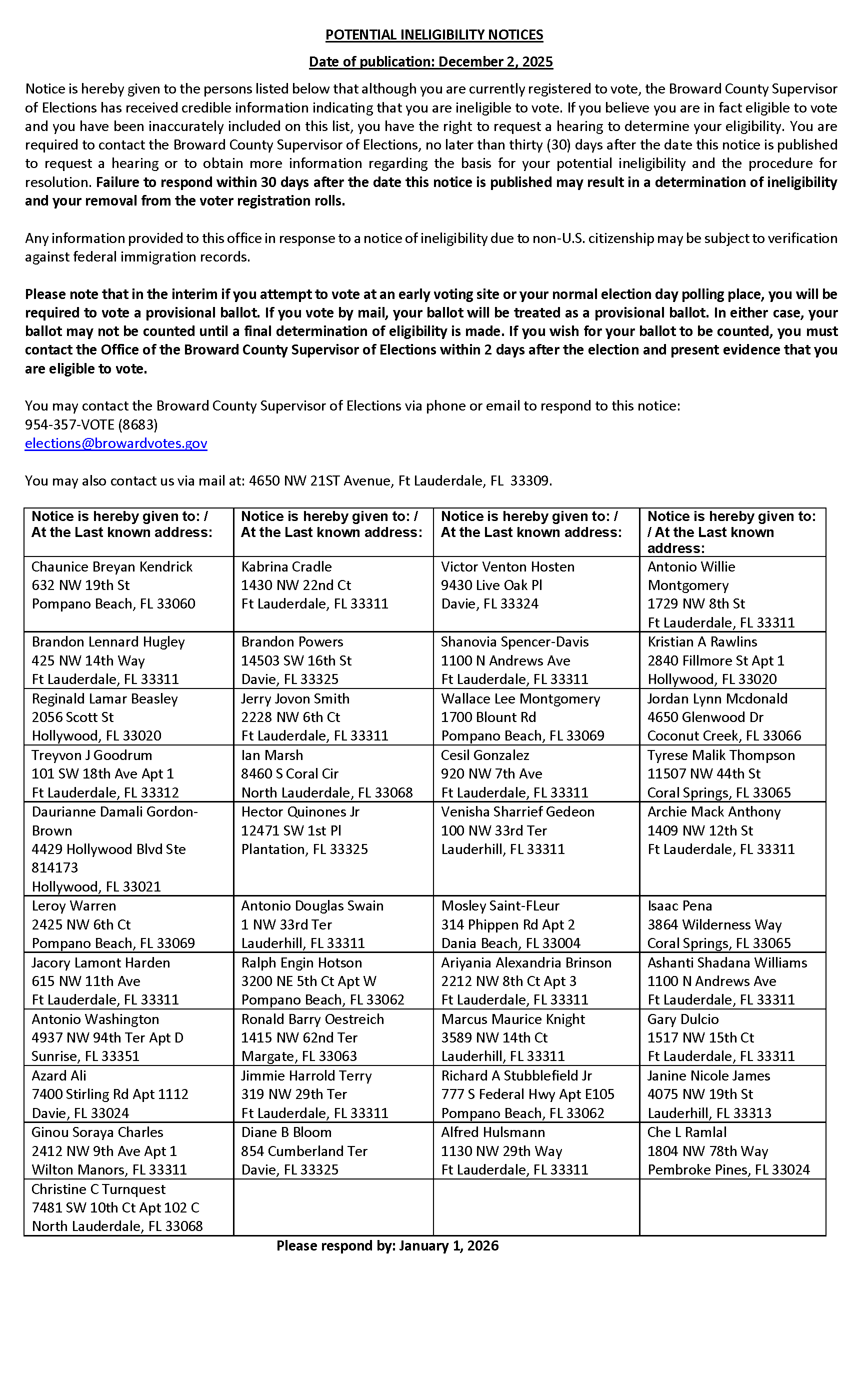 public-notice-12-2-2025 thru 01-01-2026