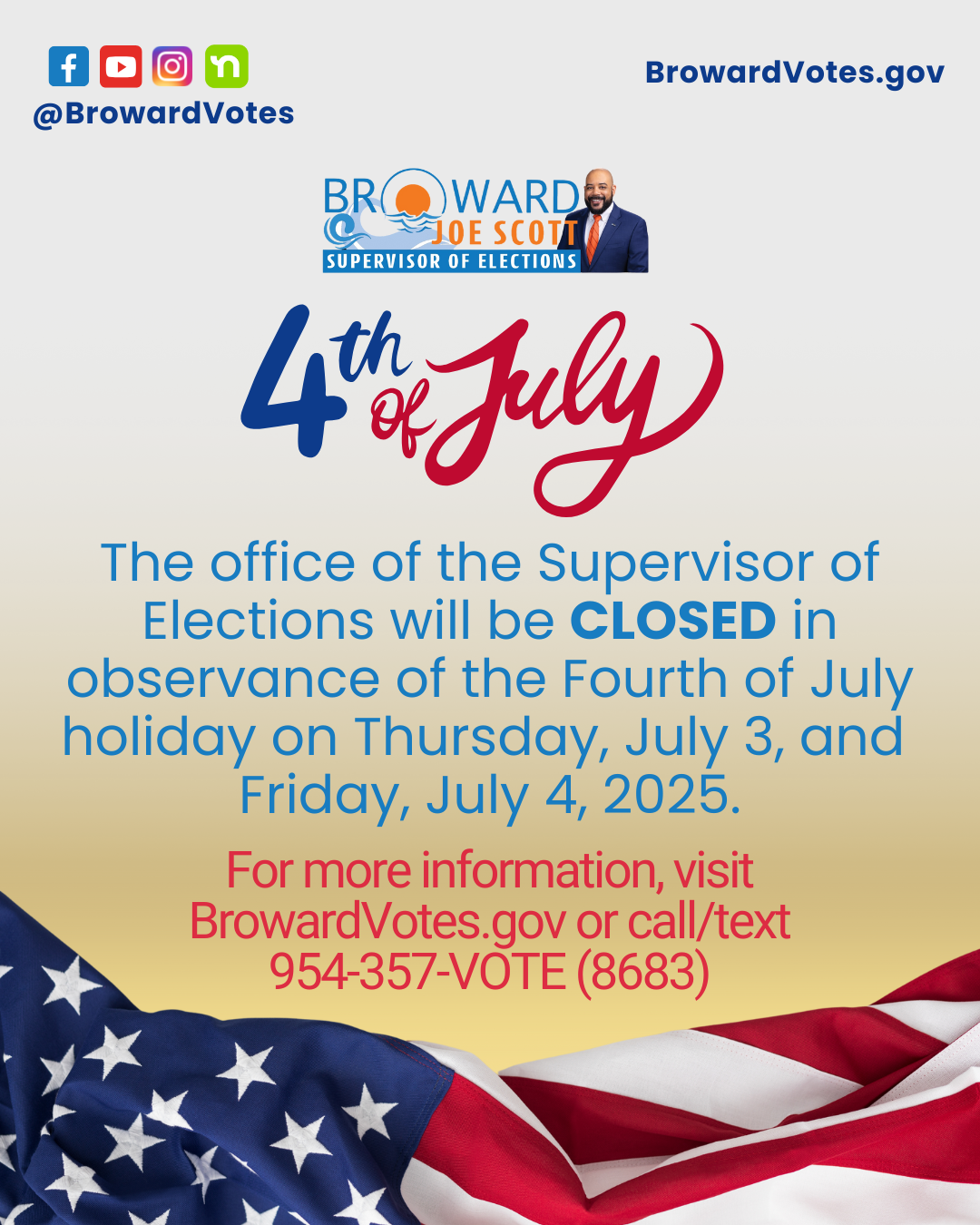 Fourth of July Holiday Flyer